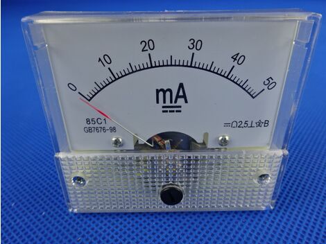 Amperímetro 50MA em UBA